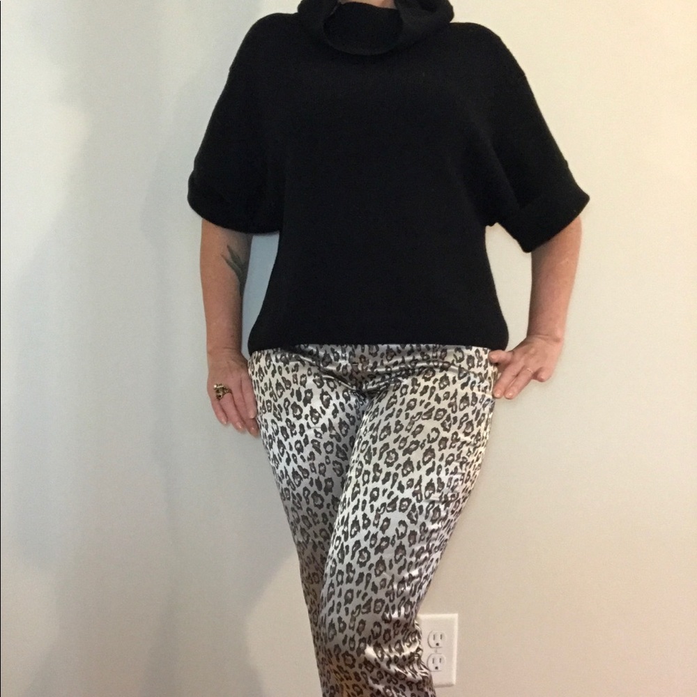 Banana Republic leopard ankle pants